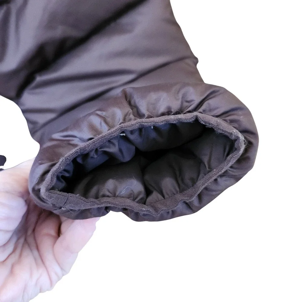The North‎ Face Puffer Jacket Brown 550 Goose Down Fill Mens XXL